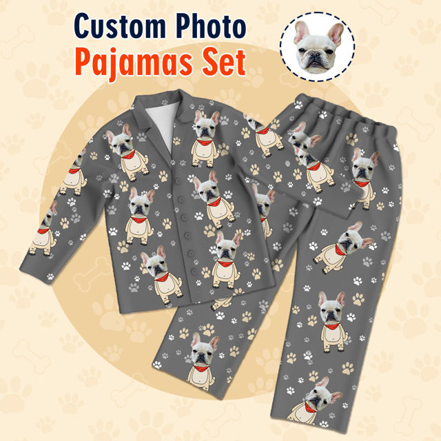 personalized-pajamas-customized-pet-creative-photo-pajamas-customized-casual-pajamas-complete-set