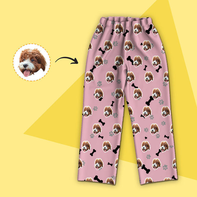 personalized-pajamas-customized-pet-photo-pajamas-customized-family-pajamas-complete-set-dog-bones