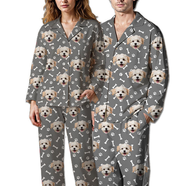 personalized-pajamas-customized-pet-photo-pajamas-customized-family-pajamas-complete-set-dog-bones