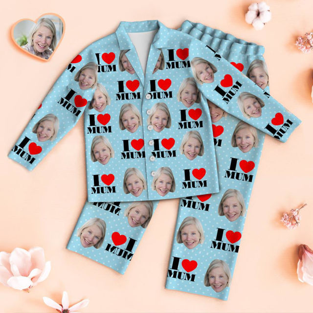 personalized-pajamas-customized-i-love-mom-pajamas-customized-avatar-pajamas-family-pajamas-home-creative-gift-giving